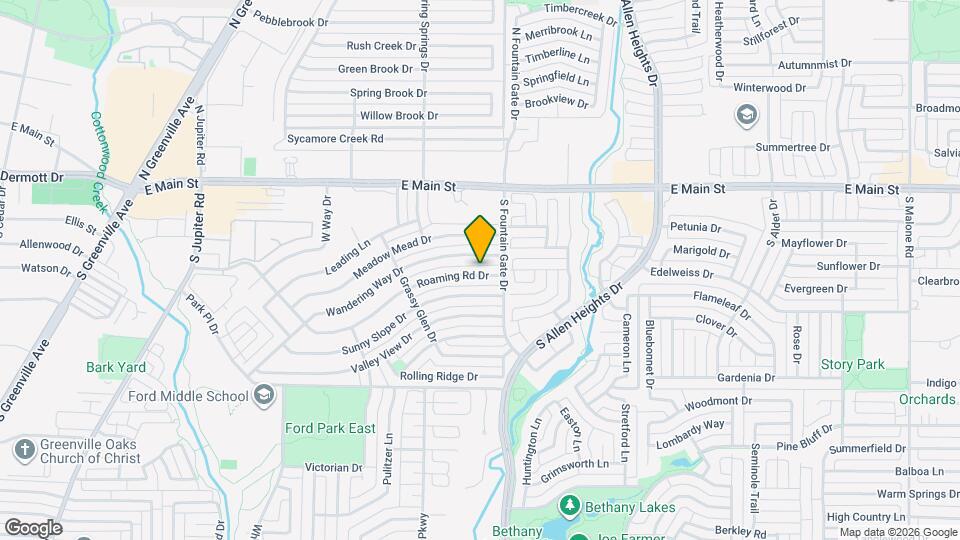 921 Roaming Rd Dr, Unit 1023 Map and Location Details