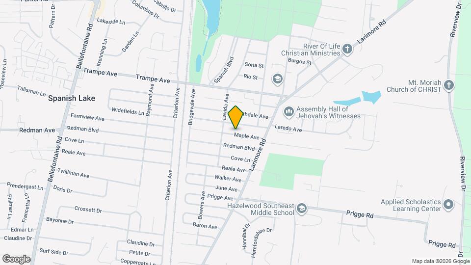 1137 Maple Ave Map and Location Details