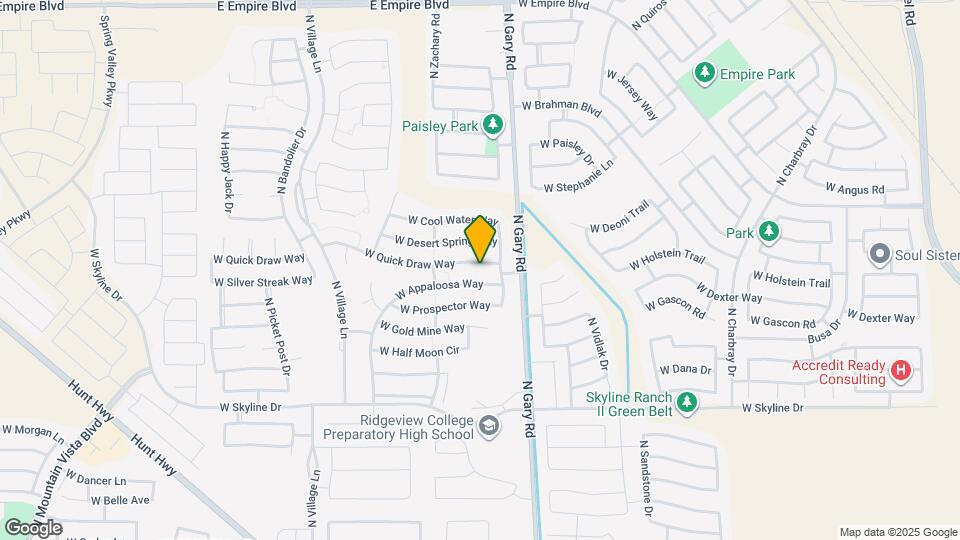 1651 W Quick Draw Way Map and Location Details