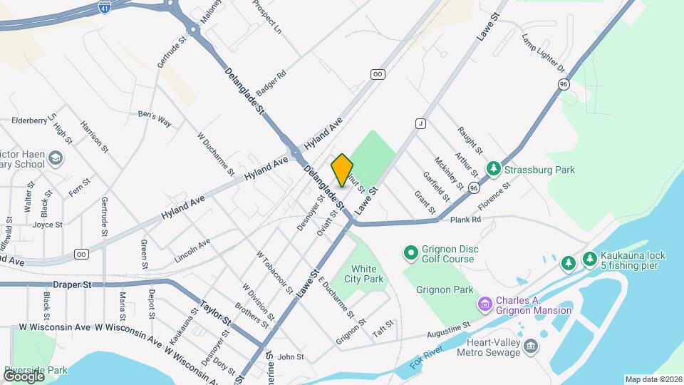 1111 Oviatt St Map and Location Details