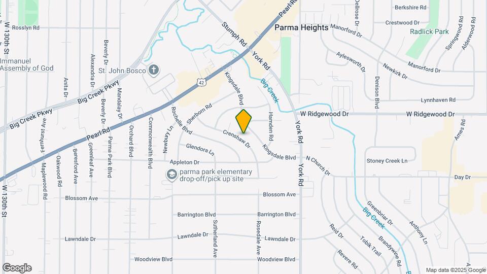 6677 Crenshaw Dr Map and Location Details