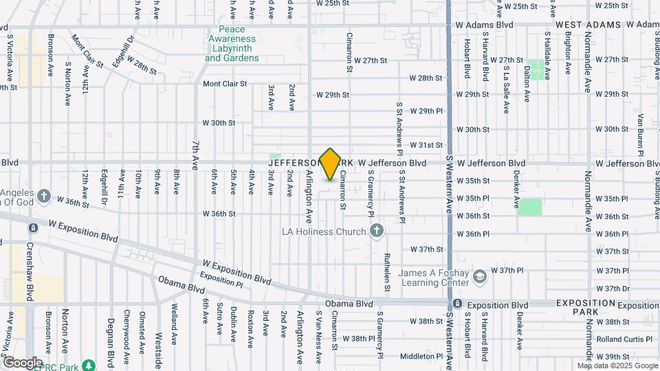 2020 W 35th St Map and Location Details
