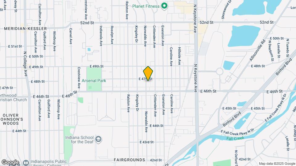 4627 Norwaldo Ave Map and Location Details