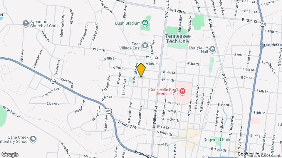 532 Chestnut Ave Mapa y Detalles de la Ubicación