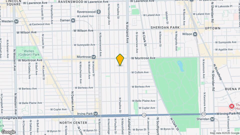 4321 N Paulina St, Unit W3 Mapa y Detalles de la Ubicación