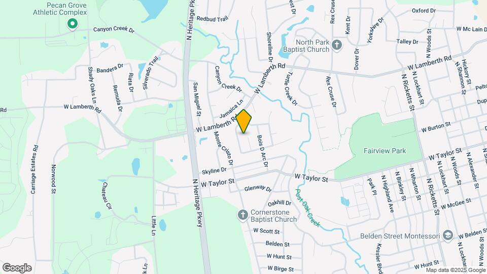2110 Oak Creek Cir Map and Location Details