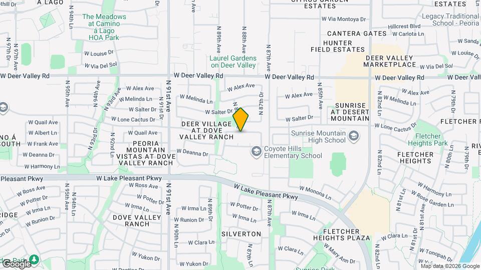 8775 W Adam Ave Map and Location Details