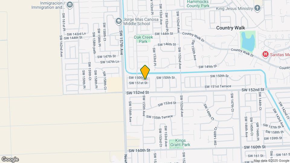 15447 SW 151st St Map and Location Details