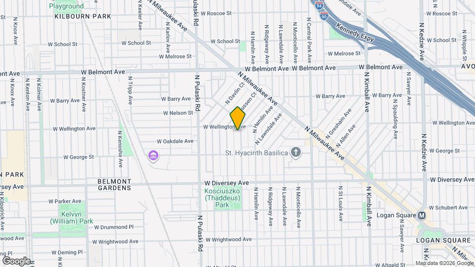 2944 N Avers Ave Map and Location Details