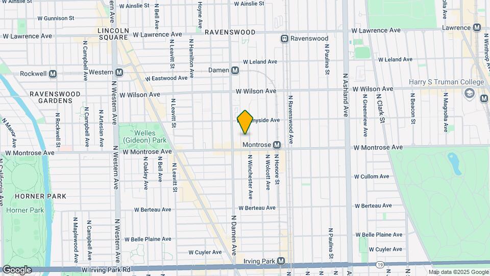 4420 N Winchester Ave Map and Location Details