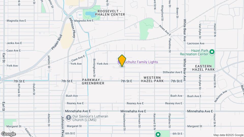 891 Hazelwood St Map and Location Details