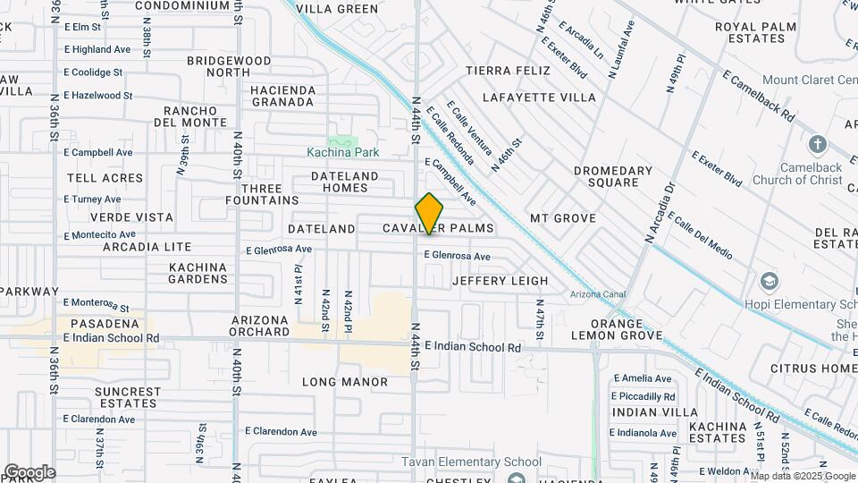 4413 E Montecito Ave Map and Location Details