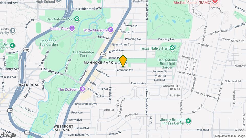 223 Claremont Ave Map and Location Details