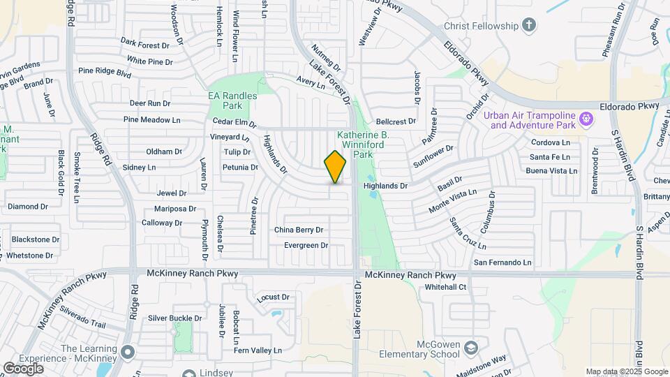 5017 Highlands Dr Map and Location Details