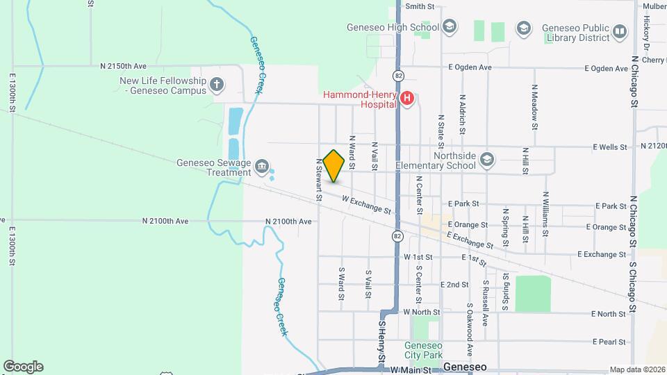 527 W Exchange St Map and Location Details