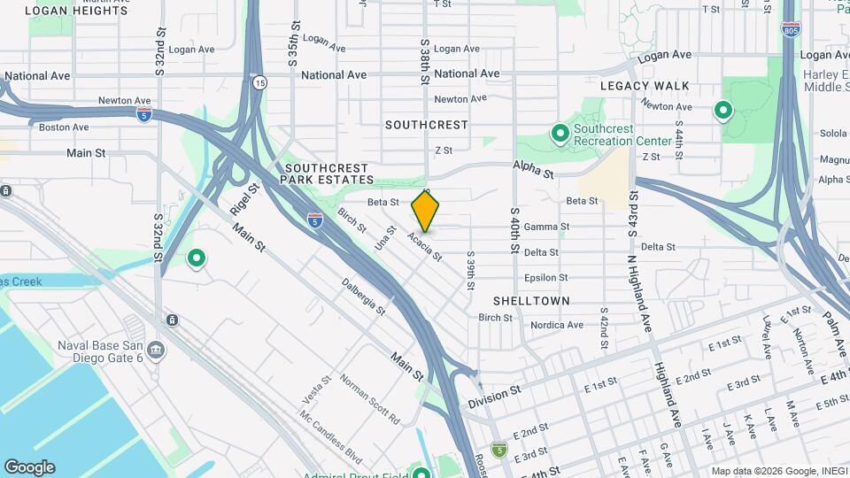 1617-1621 S 38th St Map and Location Details