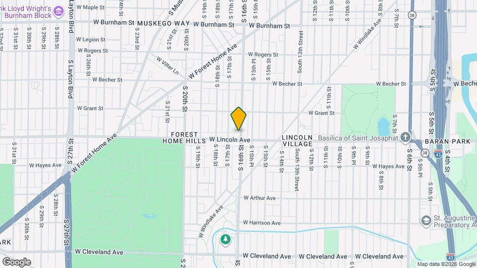 2265 S 16th St Map and Location Details