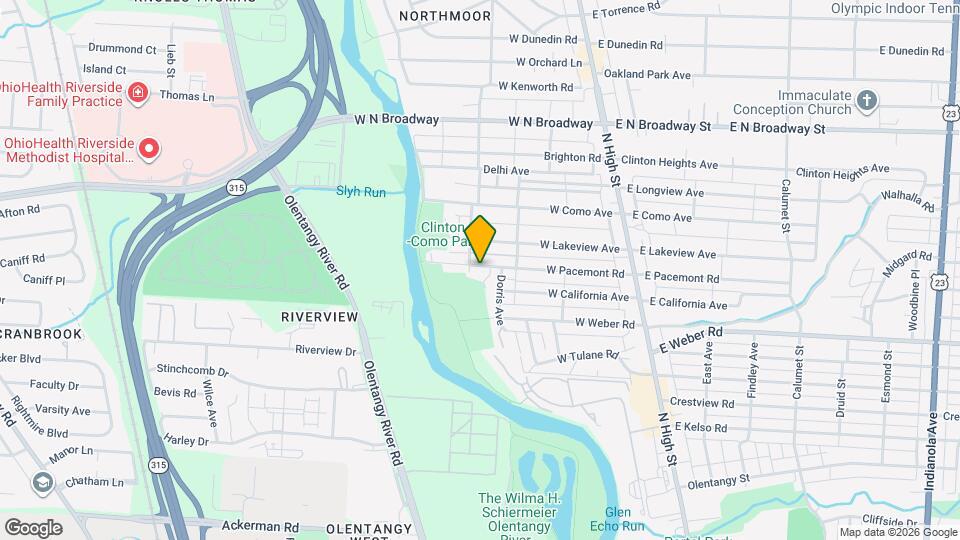 235 W Pacemont Rd, Unit 1 Map and Location Details