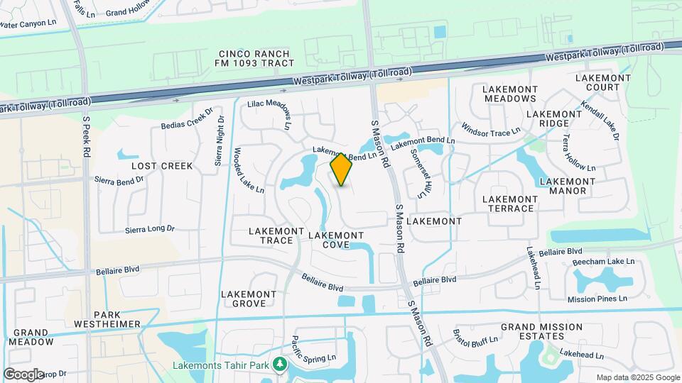 7323 Sunset Bend Ln Map and Location Details
