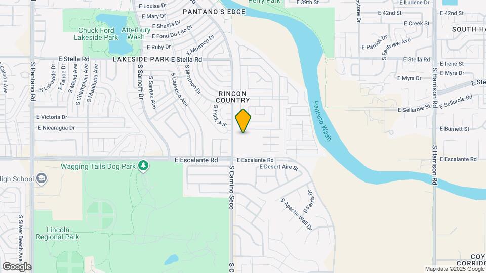 3677 S Camino Seco Map and Location Details