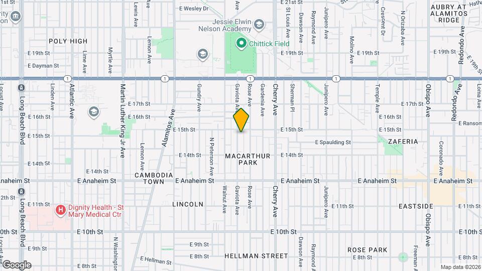 1474 Gaviota Ave Map and Location Details