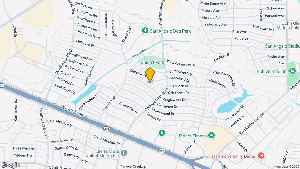 3302 Tanglewood Dr Map and Location Details