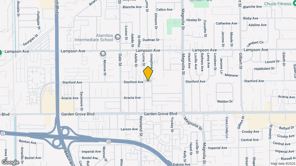 8738 Stanford Ave Mapa y Detalles de la Ubicación
