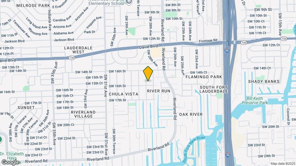 1564 SW 28th Terrace Map and Location Details