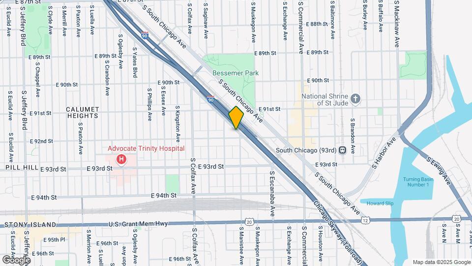2742 E 92nd St Map and Location Details