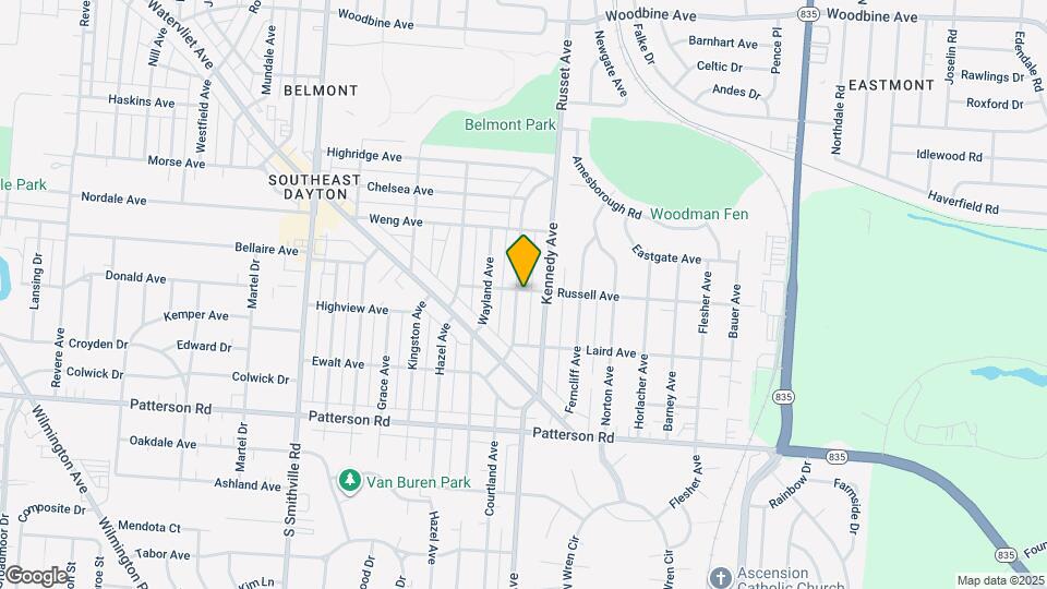 2700 Springmont Ave Map and Location Details