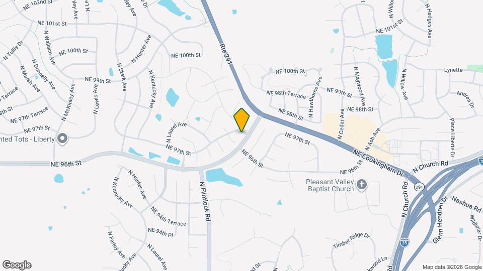 9604 N Denton Ave, Unit C Map and Location Details