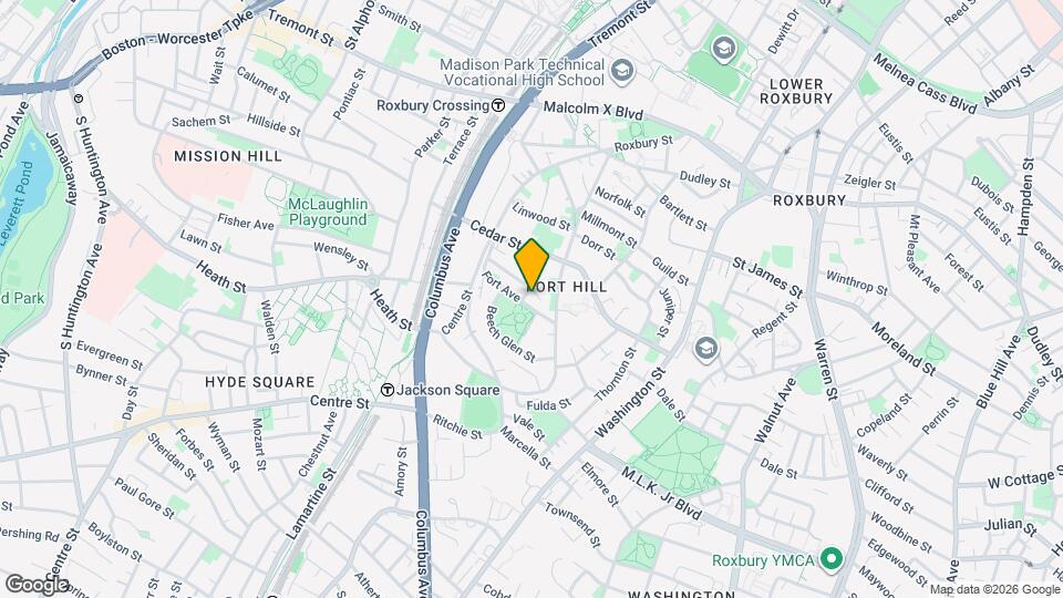 27 Fort Ave Map and Location Details