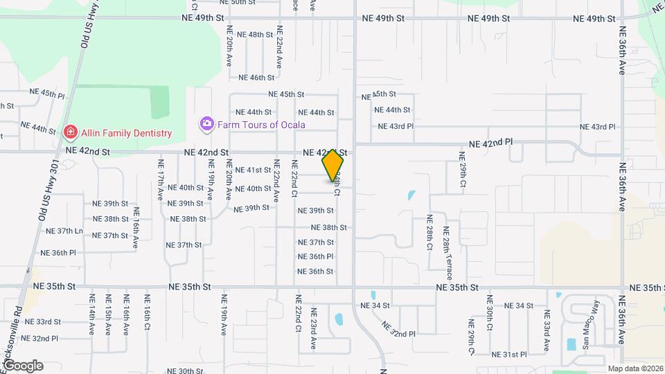 2351 NE 40th St Map and Location Details