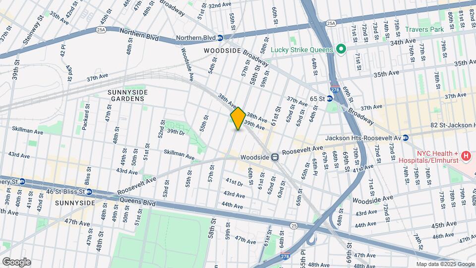 39-29 58th St Mapa y Detalles de la Ubicación