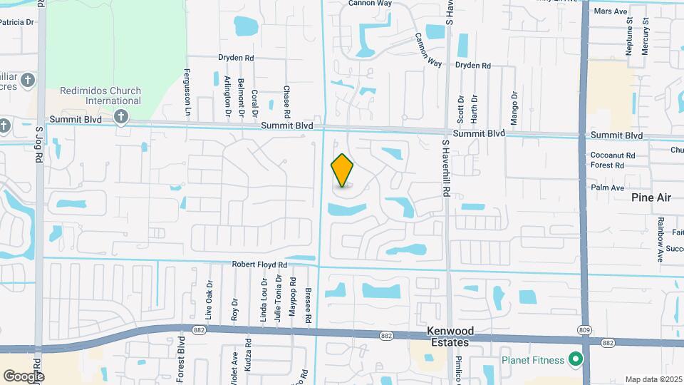 1160 Summit Pl Cir Map and Location Details