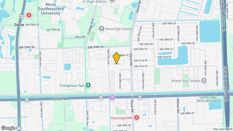 4163 SW 66th Terrace Map and Location Details