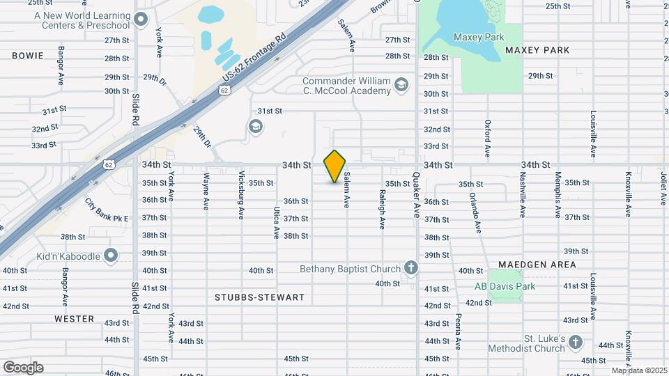 4609 35th St Mapa y Detalles de la Ubicación