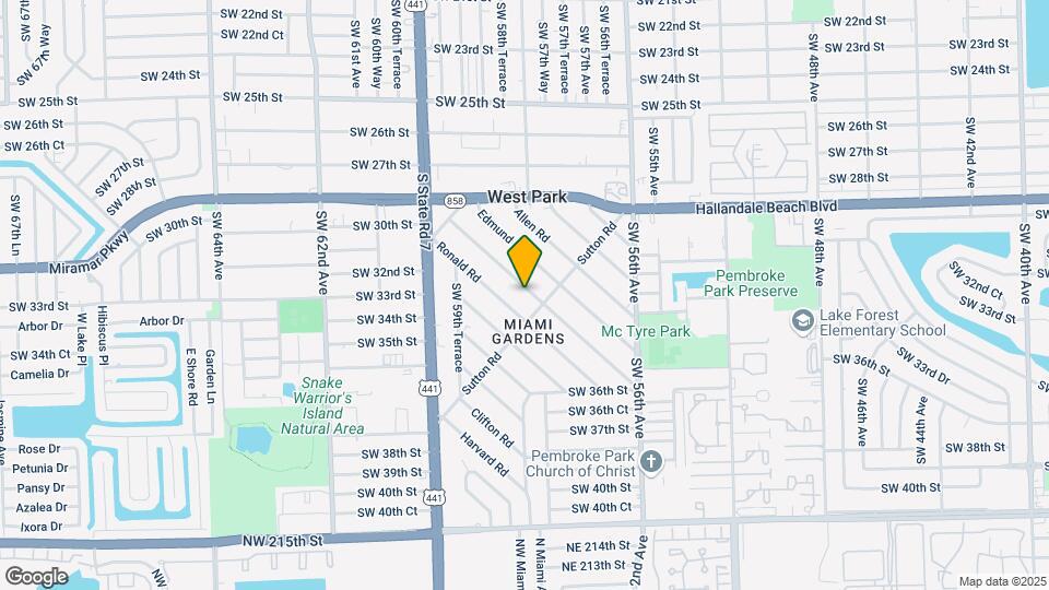 38 Miami Gardens Rd Map and Location Details