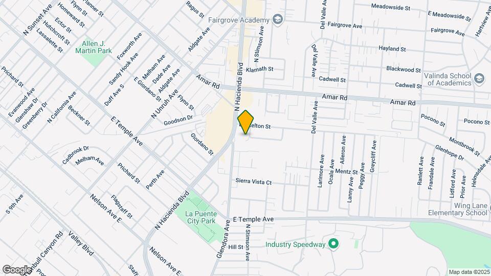 801 North Stimson Avenue Mapa y Detalles de la Ubicación