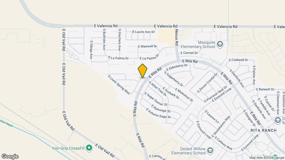 7659 S Meadow Spring Way Map and Location Details