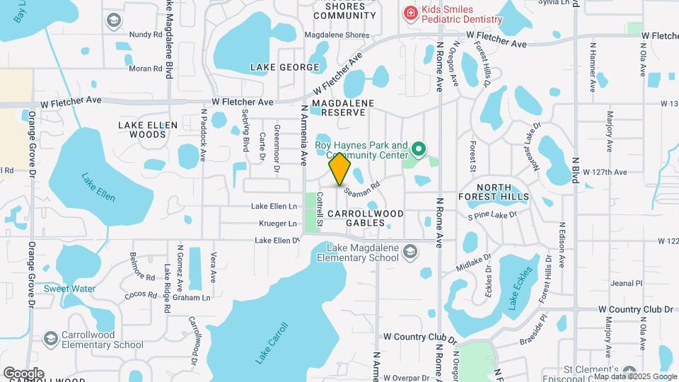 12422 N Howard Ave Map and Location Details