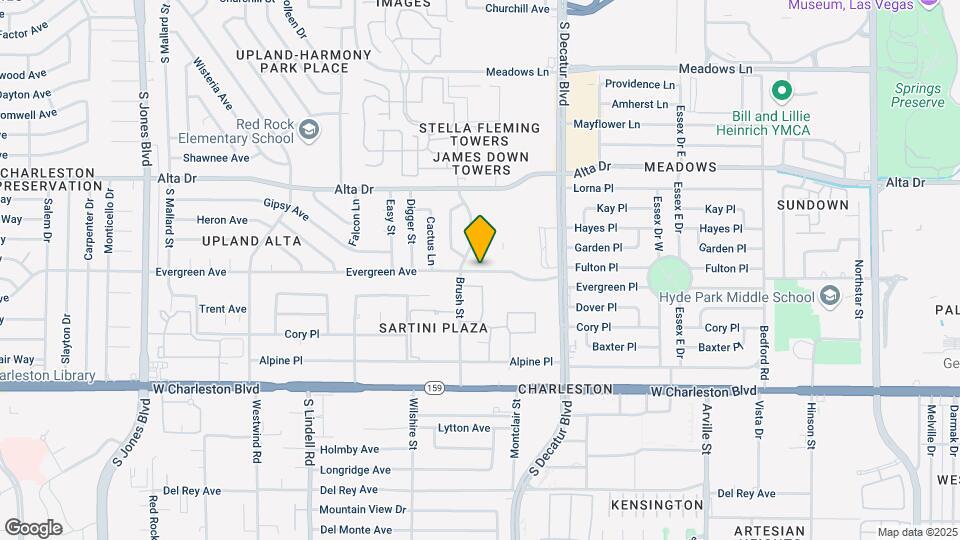 5009 Evergreen Ave Map and Location Details