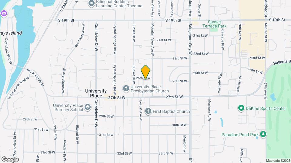 2511 Locust Ave W Map and Location Details