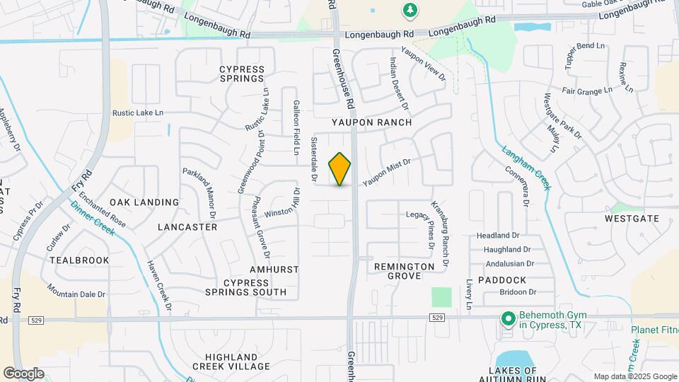 19603 Yaupon Mist Dr Map and Location Details