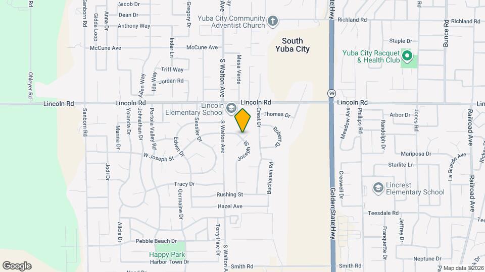 1188 Josephine St Map and Location Details