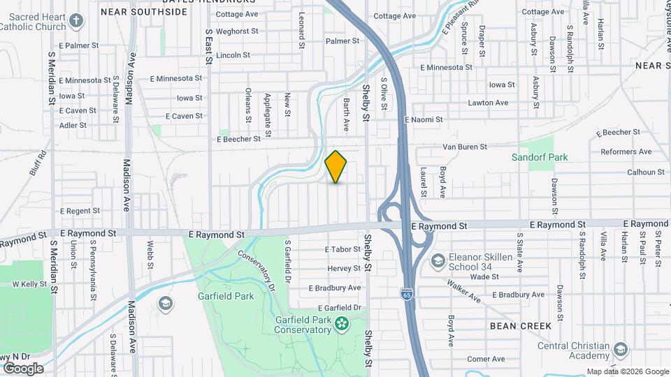 1011 E Legrande Ave Map and Location Details