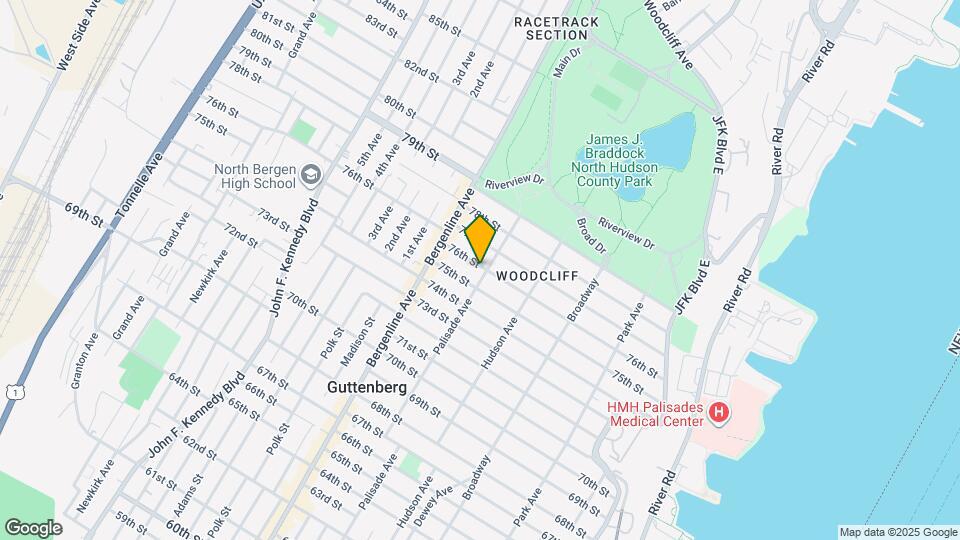 405 76th St Map and Location Details