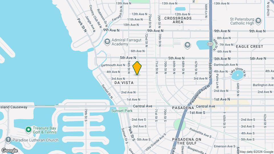 7301 3rd Ave N Map and Location Details