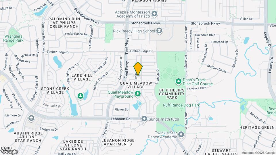 5702 Brookhill Ln Map and Location Details