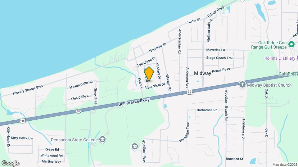 1744 Galvez Dr Map and Location Details